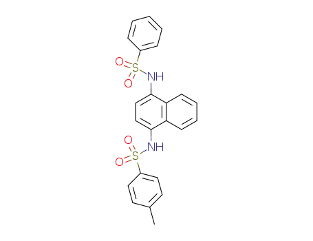 N-benzenesulfonyl-N'-tosyl-1,4-naphthalenediamine