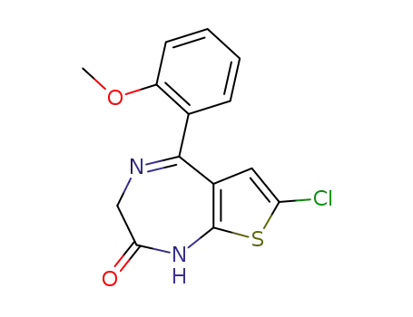 7-Chloro-5-(2-methoxy-phenyl)-1,3-dihydro-thieno[2,3-e][1,4]diazepin-2-one