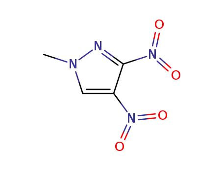 Molecular Structure of 66296-67-1 (1-METHYL-3,4-DINITRO-1H-PYRAZOLE)