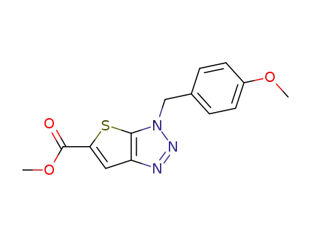 5-carbomethoxy-1-(4-methoxybenzyl)-1H-thieno<2,3-d>triazole