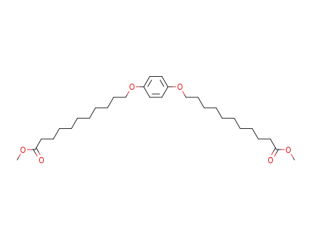 11,11'-<1,4-Phenylenbis(oxy)>bis(undecansaeure)-dimethylester
