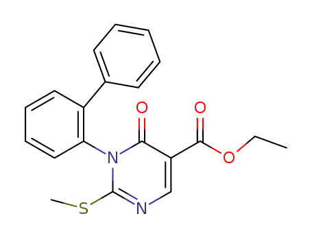 1-Biphenyl-2-yl-2-methylsulfanyl-6-oxo-1,6-dihydro-pyrimidine-5-carboxylic acid ethyl ester
