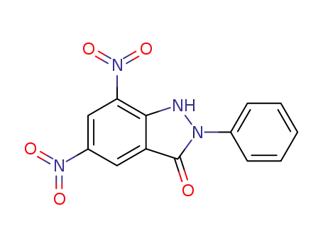 5,7-dinitro-2-phenyl-1,2-dihydro-3H-indazol-3-one