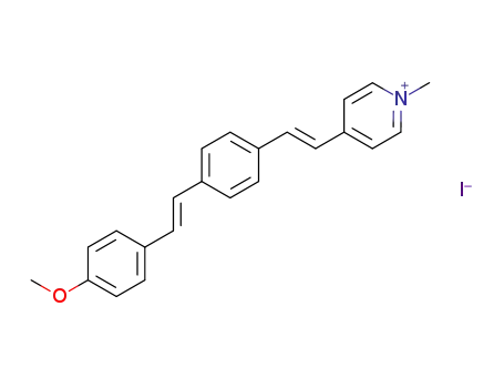 Pyridinium,
4-[2-[4-[2-(4-methoxyphenyl)ethenyl]phenyl]ethenyl]-1-methyl-, iodide