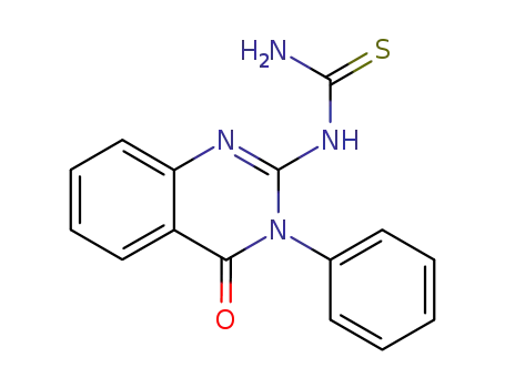 3-phenyl-2-thioureido-4(1H,3H)-quinazolone
