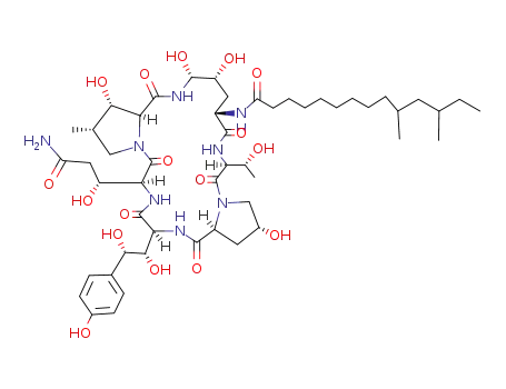 Molecular Structure of 120692-19-5 (Pneumocandin A0)