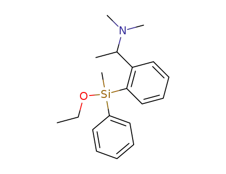 2-<1-(dimethylamino)ethyl>phenylethoxy(methyl)phenylsilane