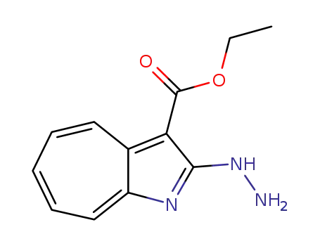 Ethyl 2-hydrazinocyclohepta<b>pyrrole-3-carboxylate