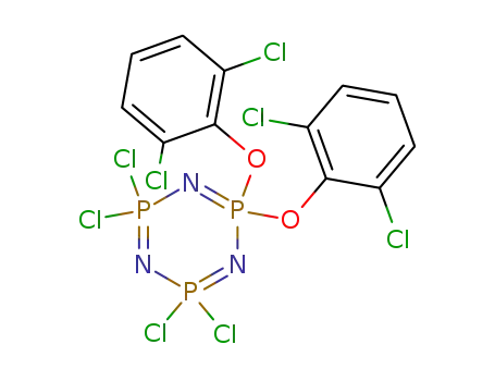 1,3,5,2,4,6-Triazatriphosphorine,
2,2,4,4-tetrachloro-6,6-bis(2,6-dichlorophenoxy)-2,2,4,4,6,6-hexahydro-