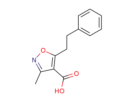 3-Methyl-5-phenethyl-isoxazole-4-carboxylic acid