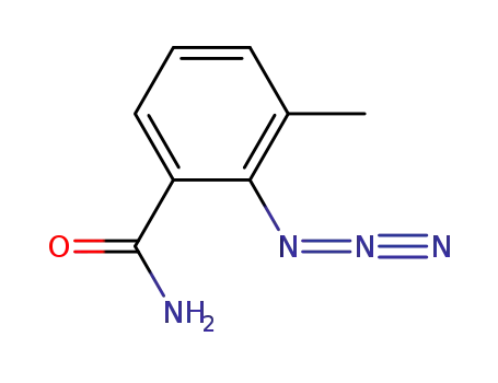 Molecular Structure of 156149-49-4 (2-azido-3-methylbenzamide)