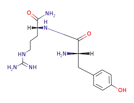 Molecular Structure of 100304-63-0 (H-Tyr-D-Arg-NH<sub>2</sub>)