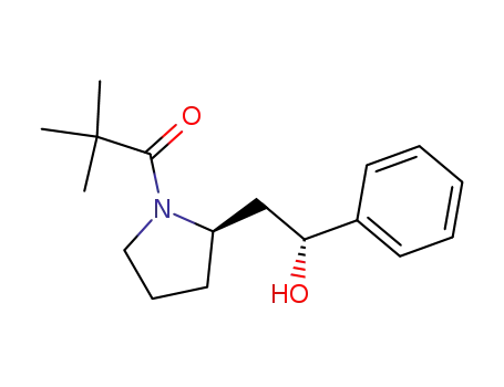 1-<(R,S)-2-((R,S)-2-Hydroxy-2-phenylethyl)-1-pyrrolidinyl>-2,2-dimethylpropanon