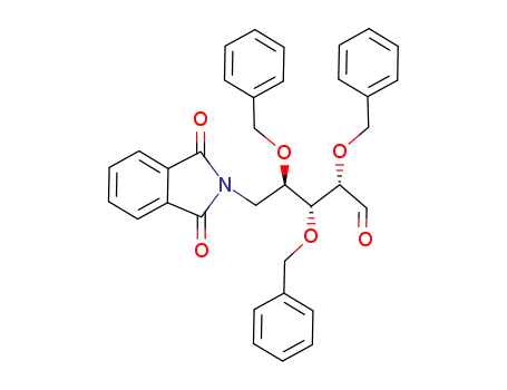 (2S,3R,4R)-2,3,4-Tris-benzyloxy-5-(1,3-dioxo-1,3-dihydro-isoindol-2-yl)-pentanal