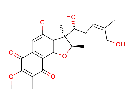 Molecular Structure of 125108-66-9 (furaquinocin A)
