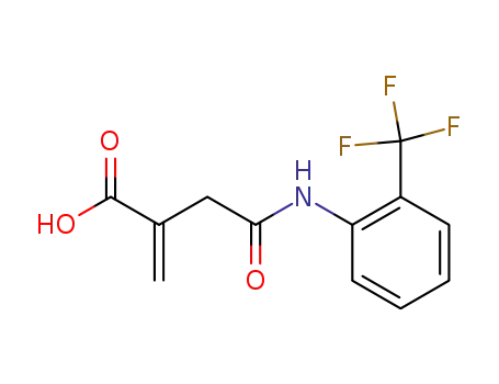Butanoic acid, 2-methylene-4-oxo-4-[[2-(trifluoromethyl)phenyl]amino]-