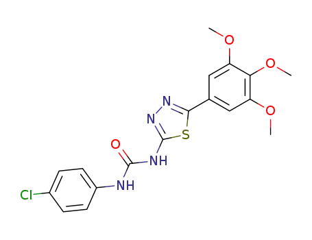 1-(4-Chloro-phenyl)-3-[5-(3,4,5-trimethoxy-phenyl)-[1,3,4]thiadiazol-2-yl]-urea
