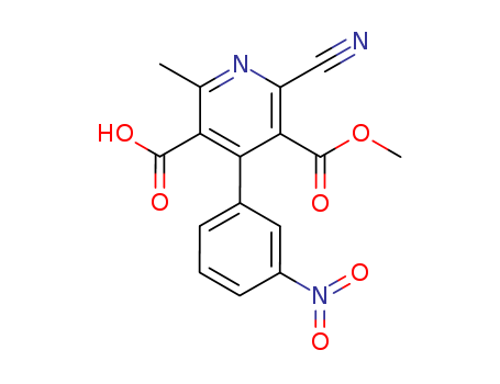 3,5-Pyridinedicarboxylic acid, 2-cyano-6-methyl-4-(3-nitrophenyl)-, 3-methyl ester