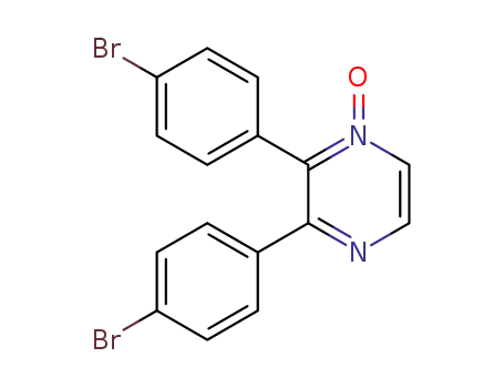 Pyrazine, 2,3-bis(4-bromophenyl)-, 1-oxide