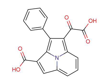 4-Oxalyl-3-phenyl-pyrrolo[2,1,5-cd]indolizine-2-carboxylic acid