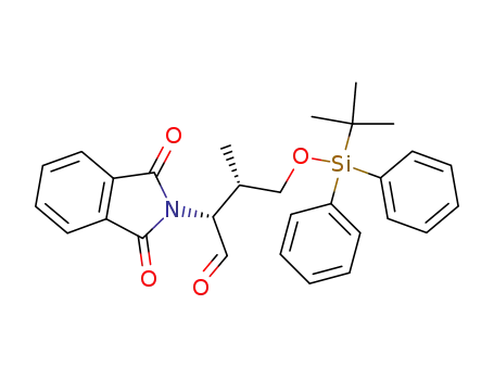 (2R,3S)-4-(tert-Butyl-diphenyl-silanyloxy)-2-(1,3-dioxo-1,3-dihydro-isoindol-2-yl)-3-methyl-butyraldehyde