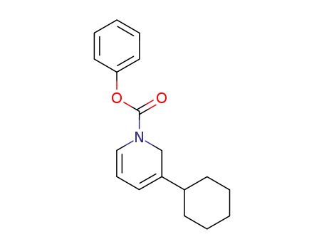 Molecular Structure of 113118-71-1 (1(2H)-Pyridinecarboxylic acid, 3-cyclohexyl-, phenyl ester)