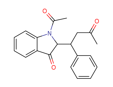 3H-Indol-3-one, 1-acetyl-1,2-dihydro-2-(3-oxo-1-phenylbutyl)-