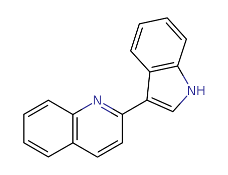 Quinoline, 2-(1H-indol-3-yl)-