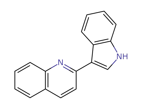 Molecular Structure of 5552-65-8 (Quinoline, 2-(1H-indol-3-yl)-)