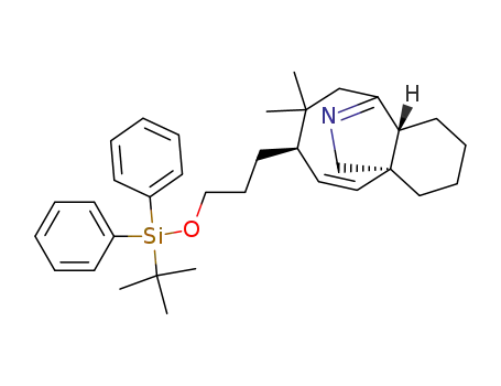 (Z)-(1R,6R,10R)-10-[3-(tert-Butyl-diphenyl-silanyloxy)-propyl]-9,9-dimethyl-14-aza-tricyclo[5.5.2.0<sup>1,6</sup>]tetradeca-7<sup>(14)</sup>,11-diene