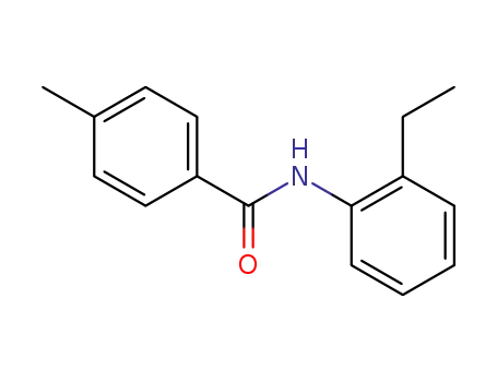 Molecular Structure of 99293-78-4 (N-(2-ethylphenyl)-4-methylbenzamide)
