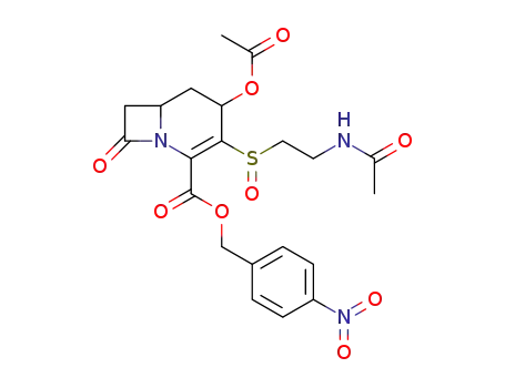 4-Acetoxy-3-(2-acetylamino-ethanesulfinyl)-8-oxo-1-aza-bicyclo[4.2.0]oct-2-ene-2-carboxylic acid 4-nitro-benzyl ester
