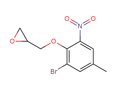 2-(2-Bromo-4-methyl-6-nitro-phenoxymethyl)-oxirane