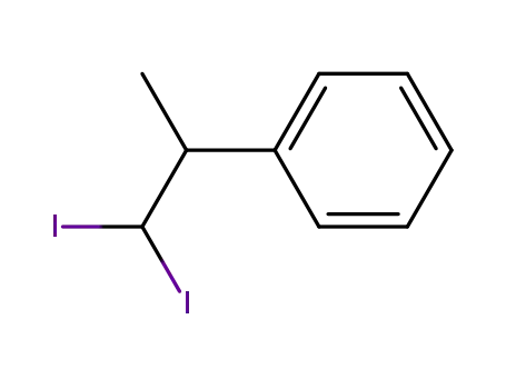 Molecular Structure of 141694-61-3 (Benzene, (2,2-diiodo-1-methylethyl)-)