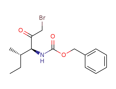 (3-bromo-1-(S)-(1-methylpropyl)-2-oxopropyl)carbamic acid benzyl ester