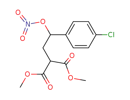 2-[2-(4-Chloro-phenyl)-2-nitrooxy-ethyl]-malonic acid dimethyl ester