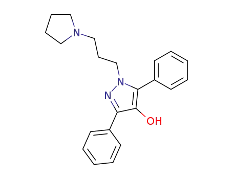 3,5-Diphenyl-1-(3-pyrrolidin-1-yl-propyl)-1H-pyrazol-4-ol