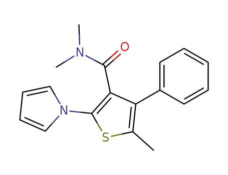 N,N-dimethyl 2-(1-pyrrolyl)-4-phenyl-5-methylthiophen-3-carboxamide