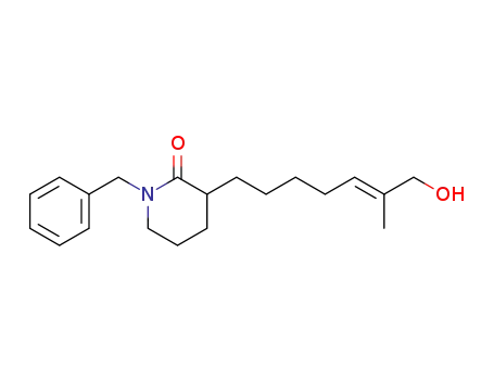1-Benzyl-3-((E)-7-hydroxy-6-methyl-hept-5-enyl)-piperidin-2-one