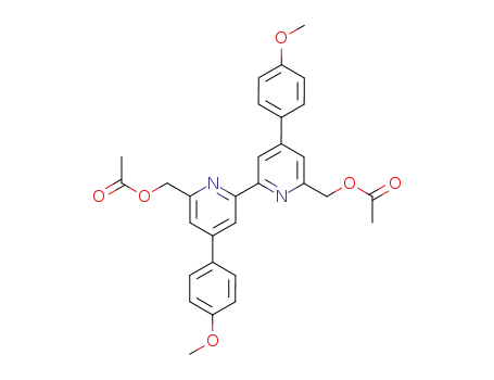 4,4'-Bis(4-methoxyphenyl)-2,2'-bipyridine-6,6'-dimethyl diacetate