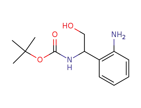 [1-(2-amino-phenyl)-2-hydroxy-ethyl]-carbamic acid <i>tert</i>-butyl ester