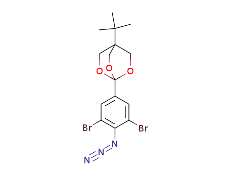 2,6,7-Trioxabicyclo[2.2.2]octane,
1-(4-azido-3,5-dibromophenyl)-4-(1,1-dimethylethyl)-