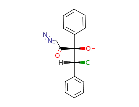4-chloro-1-diazo-3-hydroxy-3,4-diphenyl-2-butanone