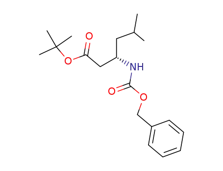 (S)-tert-butyl 3-<(benzyloxycarbonyl)amino>-5-methylhexanoate