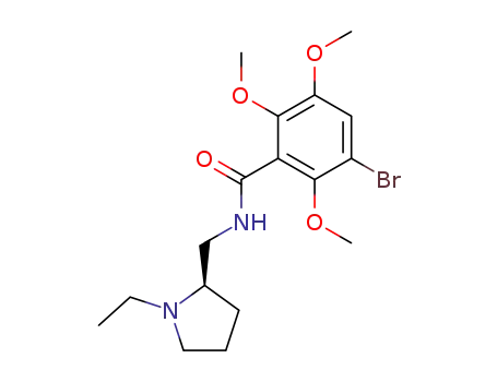 3-Bromo-N-((R)-1-ethyl-pyrrolidin-2-ylmethyl)-2,5,6-trimethoxy-benzamide