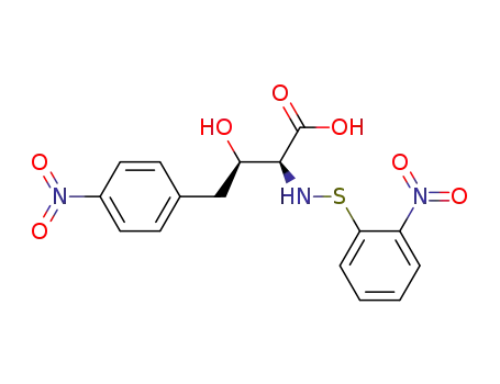 (2S,3R)-3-Hydroxy-4-(4-nitro-phenyl)-2-(2-nitro-phenylsulfanylamino)-butyric acid