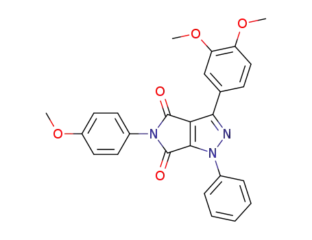 3-(3,4-Dimethoxy-phenyl)-5-(4-methoxy-phenyl)-1-phenyl-1H-pyrrolo[3,4-c]pyrazole-4,6-dione