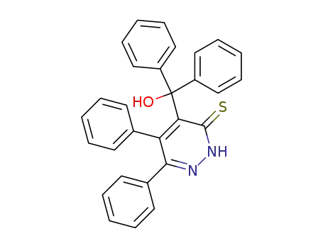 4-(2,3-dihydro-5,6-diphenyl-3-thiopyridazinyl) diphenylcarbinol