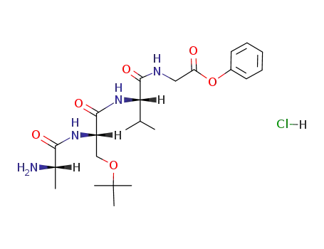 {(S)-2-[(S)-2-((S)-2-Amino-propionylamino)-3-tert-butoxy-propionylamino]-3-methyl-butyrylamino}-acetic acid phenyl ester; hydrochloride