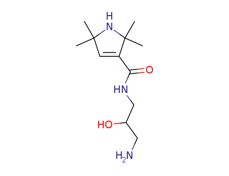 2,2,5,5-Tetramethyl-2,5-dihydro-1H-pyrrole-3-carboxylic acid (3-amino-2-hydroxy-propyl)-amide